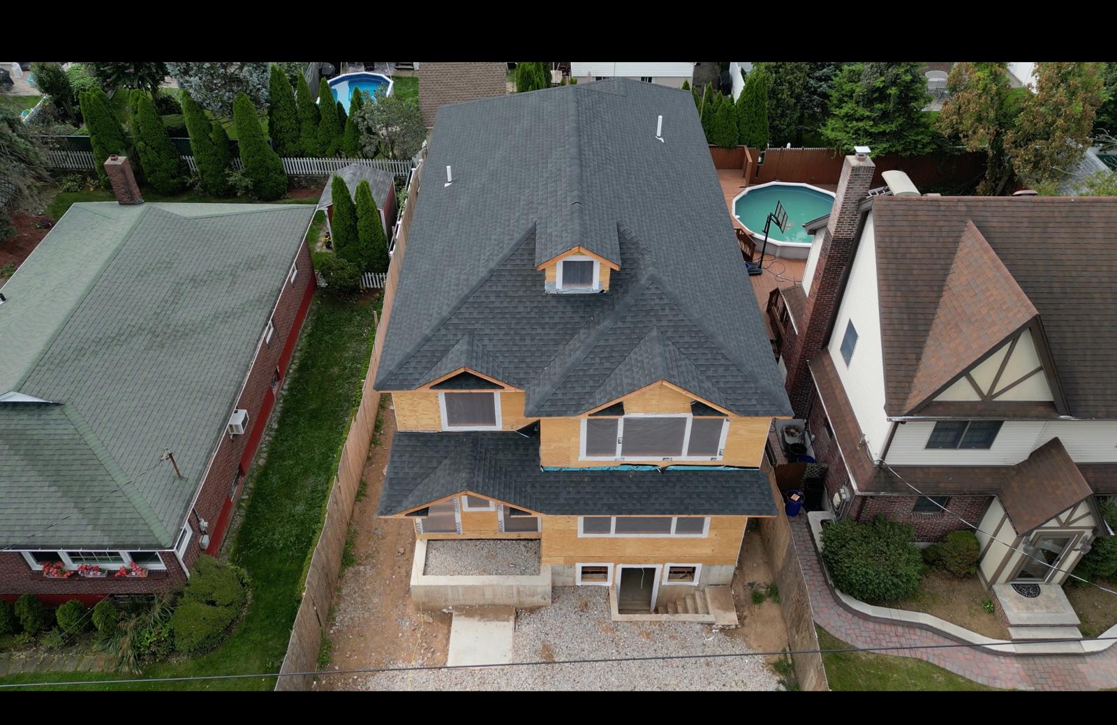 Roof repair work